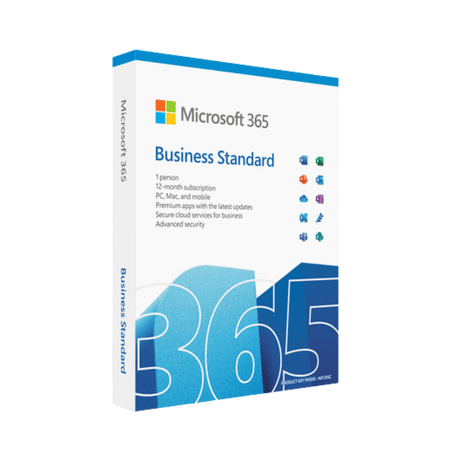 Microsoft 365 Business Standard (PC/Mac) | 1 Year Subscription | Digital Download - Astech Cloud Systems