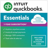 Intuit QuickBooks Online Essentials | 1 Year Subscription