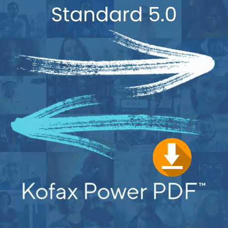 Kofax Power PDF Standard 5.0 - Lifetime License / 1-PC - Astech Cloud Systems