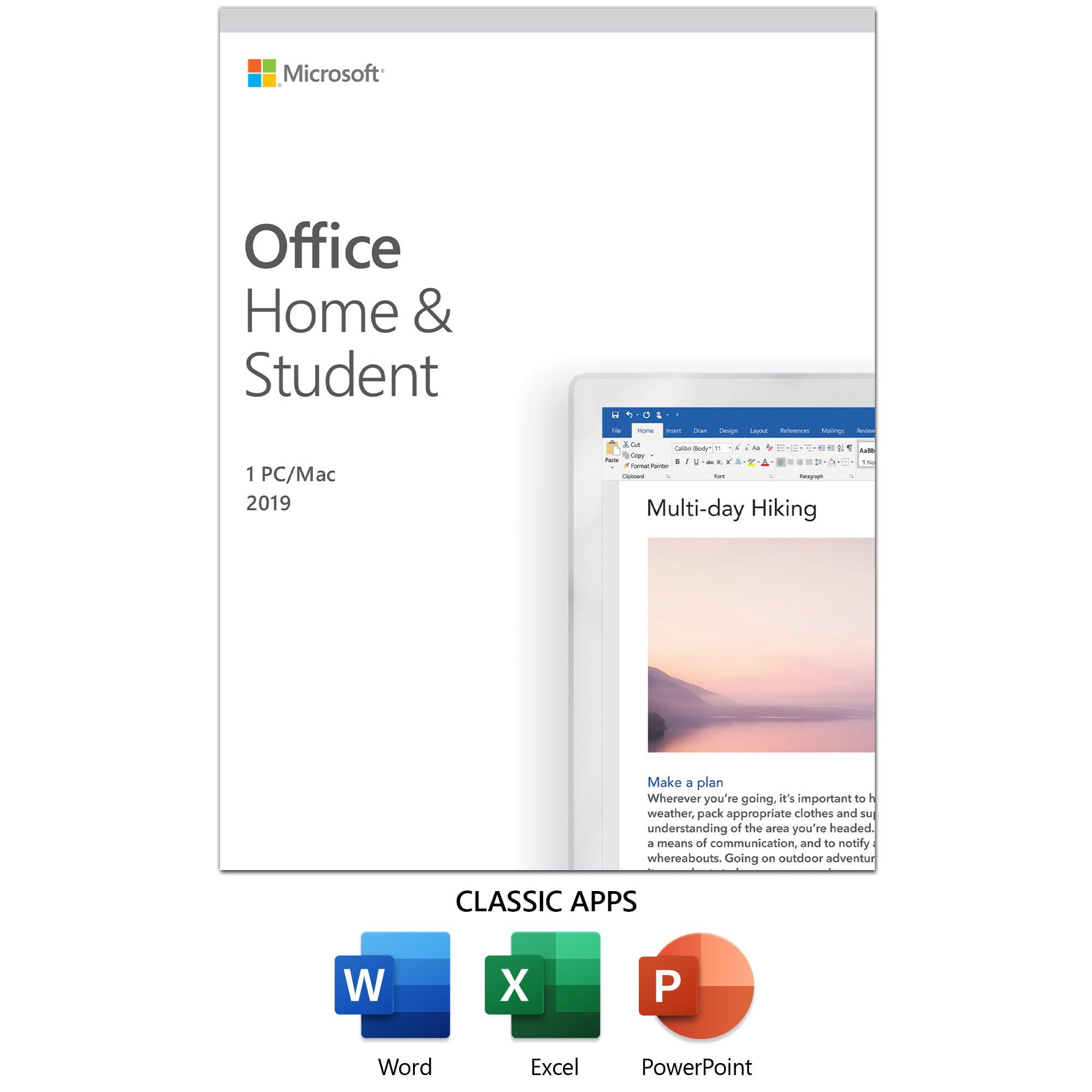 Microsoft Office Home & Student 2019 | 1 User | For PC/MAC 